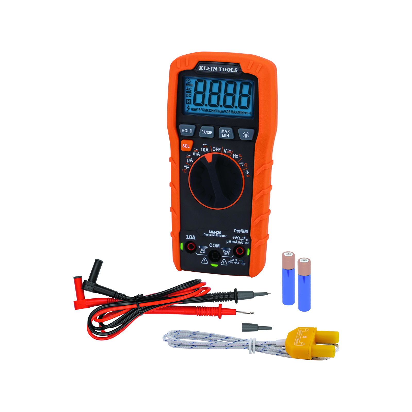 Klein Tools 600V 10A Auto Ranging Multimeter MM420