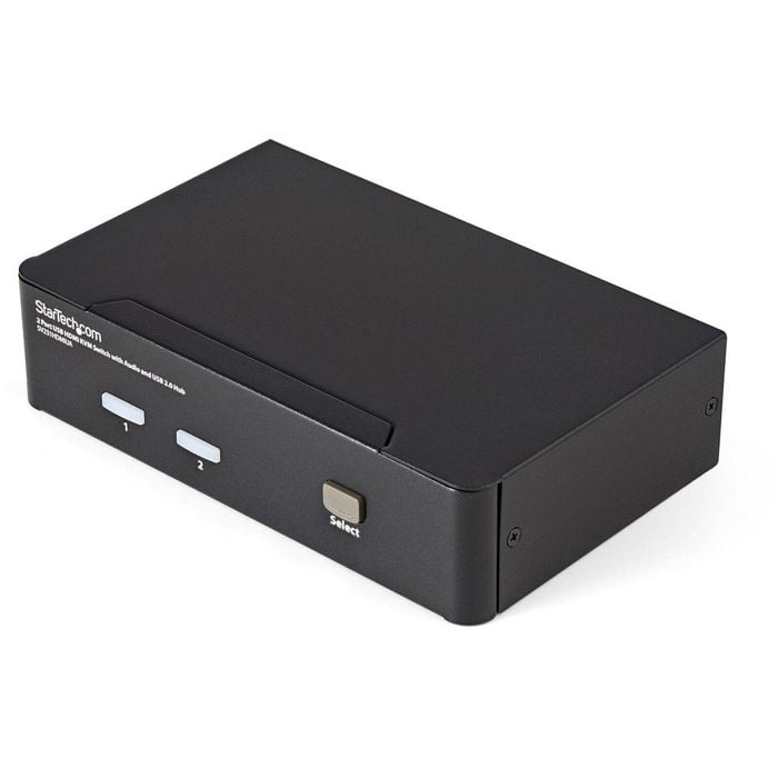StarTech.com KVM Switchbox - TAA Compliant - 2-port USB HDMI KVM Switch