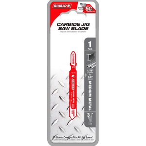 Diablo 83mm Carbide T-Shank Jig Saw Blade For Medium Metal