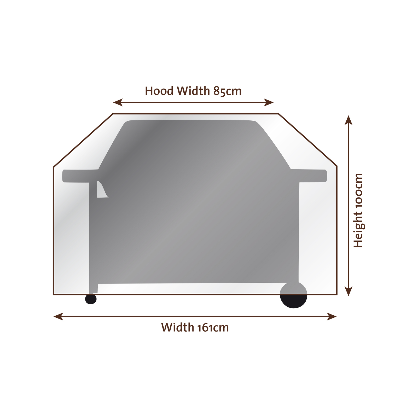 Jumbuck 4 Burner Hooded BBQ Cover Bunnings Australia