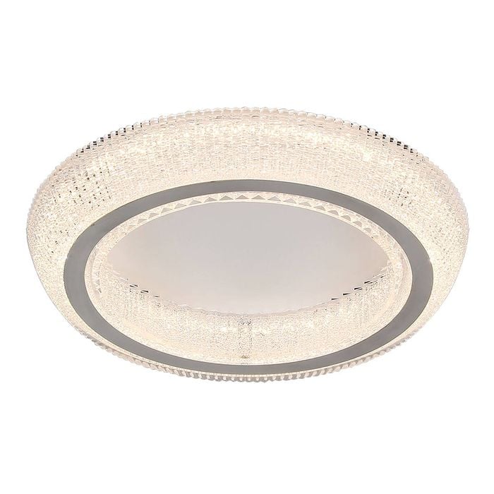 Vencha Trilliant 28w Tri-Colour LED Crystal Close to Ceiling Light
