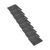 8 x Selby ART 600mm Dunlop Foam Acoustic Sound Treatment Panels Charcoal