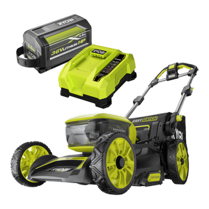Ryobi 36V HP 46cm 6.0Ah Brushless Cordless Self-Propelled Lawn Mower Kit R36XLMW26