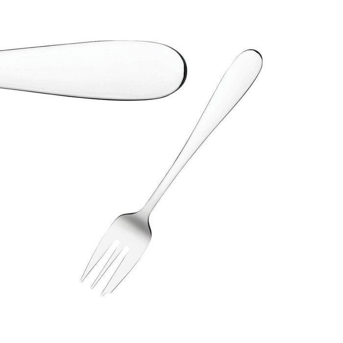 Olympia Cake Forks Buckingham Stainless Steel Pack Of 12 146mm