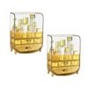 SOGA 2X 3 Tier Golden Yellow Multifunctional Countertop Cosmetic Storage
