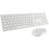 Dell Pro Wireless Keyboard And Mouse Us English - Km5221w - White; Brown Packaging - Usb Plunger Wireless Rf 2.40 Ghz Keyboard