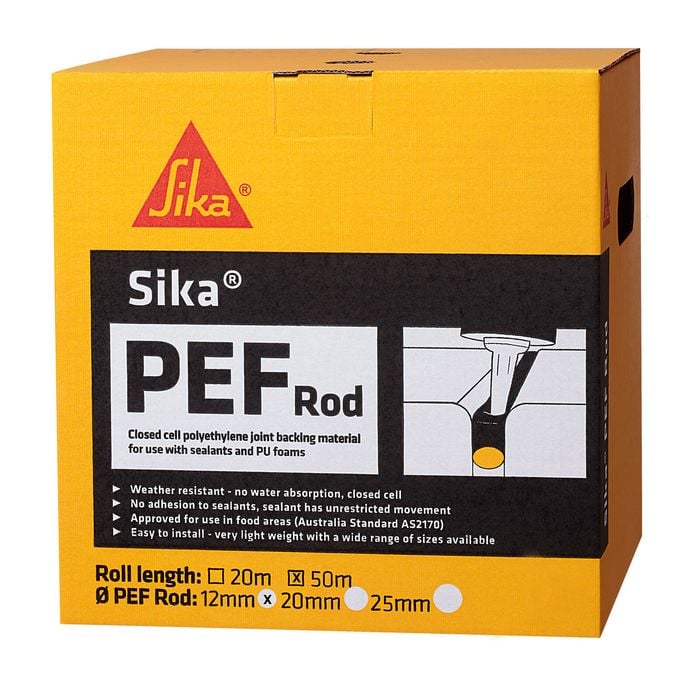 Sika 12mm x 50m P.E.F Backing Rod