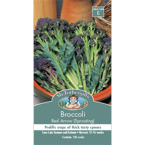 Mr Fothergill's Red Sprouting Broccoli Vegetable Seeds