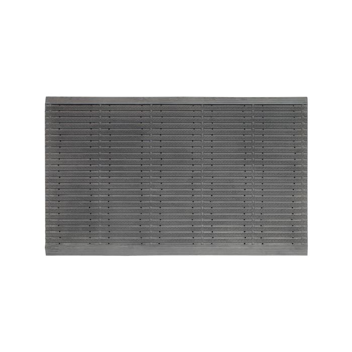 Trekka 90 x 60cm Black Rubber Ribbed Mat