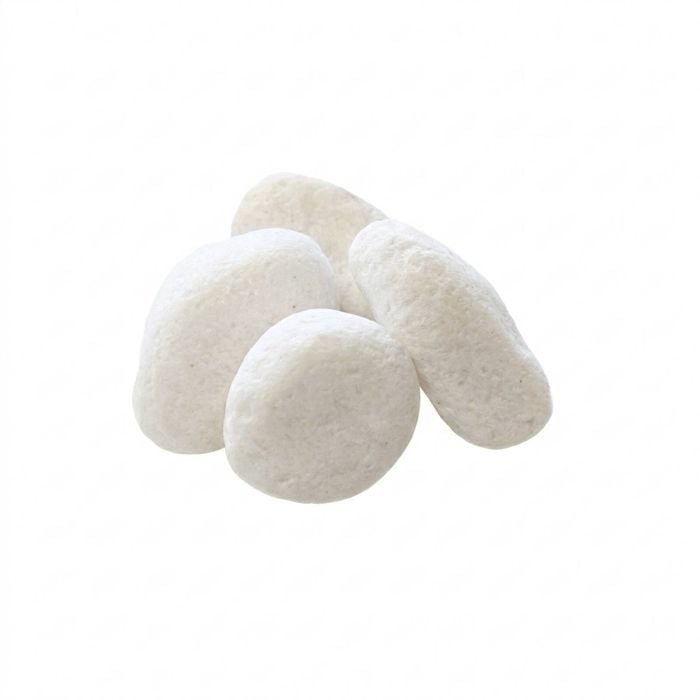Jack 35-50mm Bright White Decorative Pebble