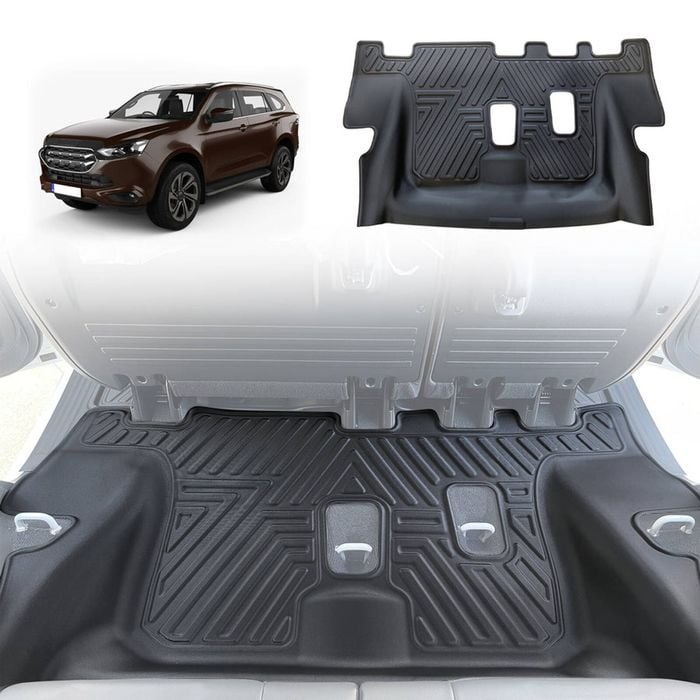 AUSGO Third Row Floor Mat for ISUZU MUX MU-X 2021-Onwards Car Liner Mat