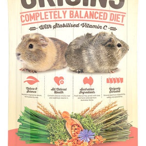 Vetafarm Cavy Origins Completely Balanced Diet for Guinea Pigs 1.5kg