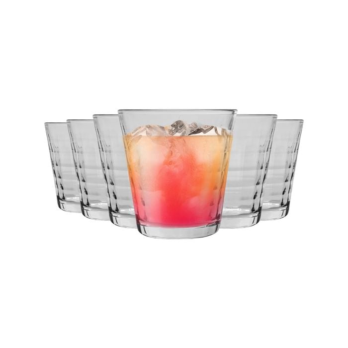 Duralex Prisme Water Glasses - 220ml - Pack Of 12