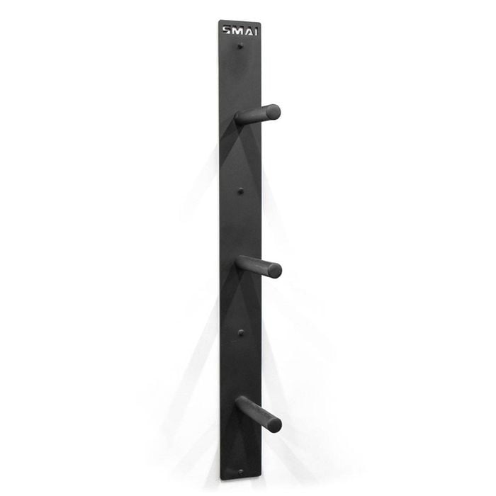 Smai Bumper Plate Storage - Wall Mounted - Black
