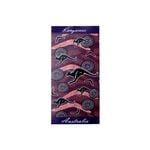 Kangaroo Dot Painting Printed Microfiber Beach Towel 75 x 152 cm