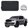 Front Windscreen Sun Shade for VolksWagen Amarok Dual Cab 2022 - Current 2H Facelift - Standard 150 x 85 cm - Black