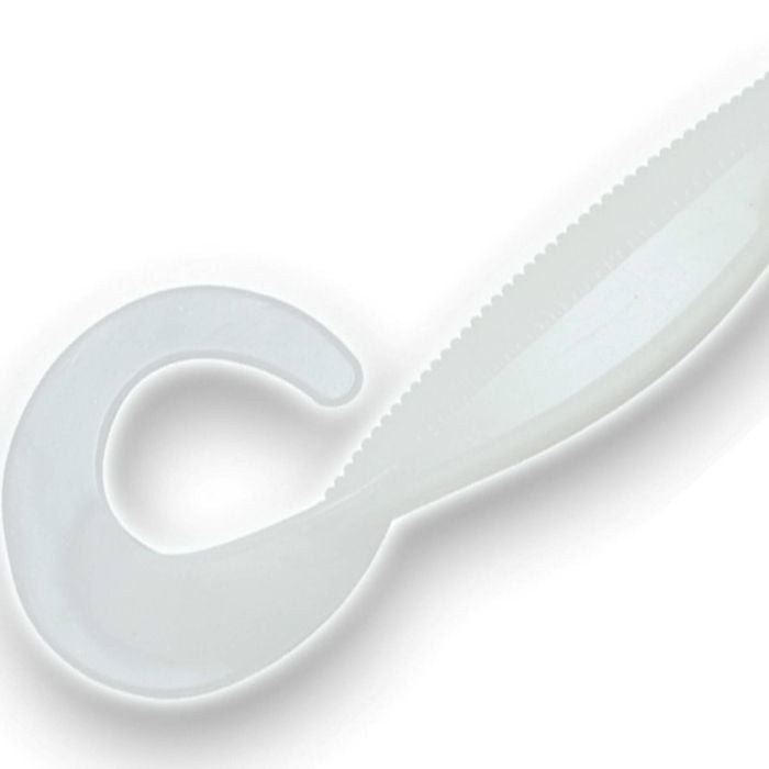 ZMan StreakZ Curly TailZ 4" Soft Plastic Fishing Lure #Glow