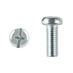 Pinnacle M3 x 15mm Zinc Plated Round Head Bolts And Nuts - 20 Pack