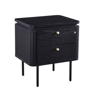 Modern Furniture KAIDAN Side Table/Bedside Table 48cm - Black
