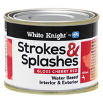 White Knight 100ml Cherry Red Strokes And Splashes Paint