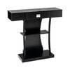 Costway 3-tier Console Table Black
