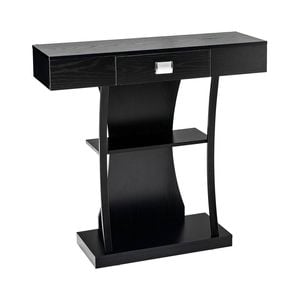Costway 3-tier Console Table Black