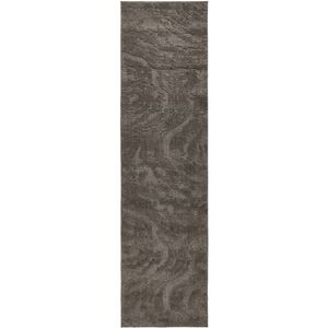 Skye Nyla Mocha 500x80cm Runner - Extra Large Power Loomed Rug