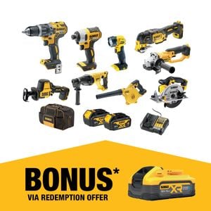 DeWALT 18V XR 4.0Ah 9 Piece Combo Kit DCZ901M2-XE