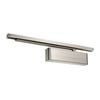 Zanda 75mm Brushed Nickel Slimline Closer Cover & Slide Aremset Door Closer