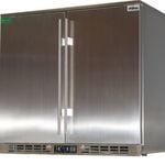 Rhino Stainless Steel Double Solid-Door Bar Fridge - SG2H-SD
