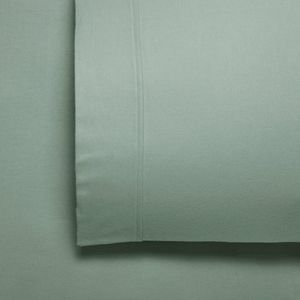 Bianca Fletcher Cotton  Flannelette Sheet Set Sage - King Single Bed