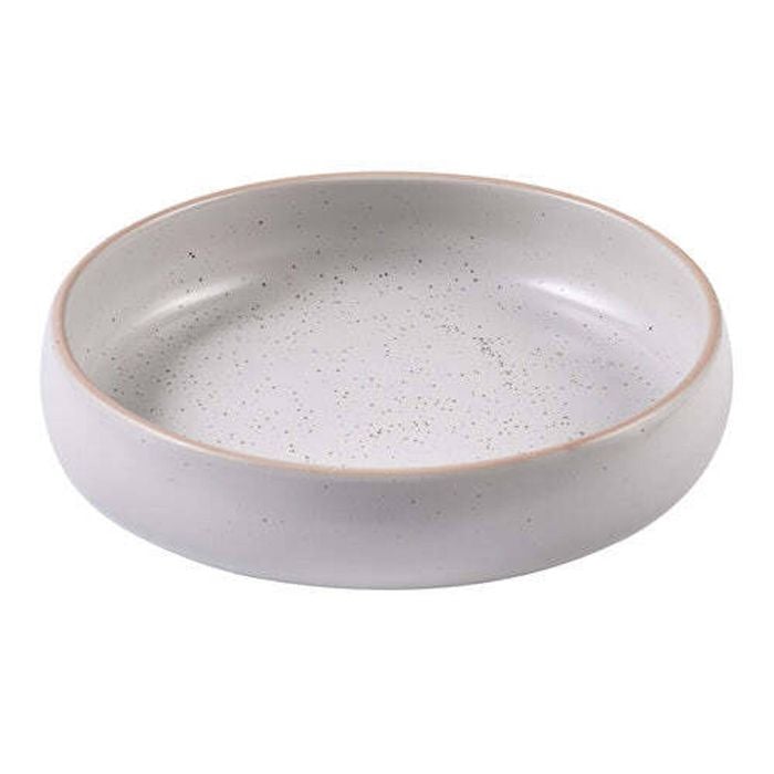 Ladelle Nestle 23cm Round Stoneware Pasta/Soup Bowl - White