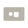 Deta S-Line Stone Taupe Single Power Point Cover Plate