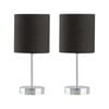 Verve Design Black Mia Touch Lamp - Twin Pack