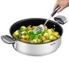 Tefal Space+ Emotion+ Induction Stainless Steel Non-Stick Shallowpan 26cm & Lid