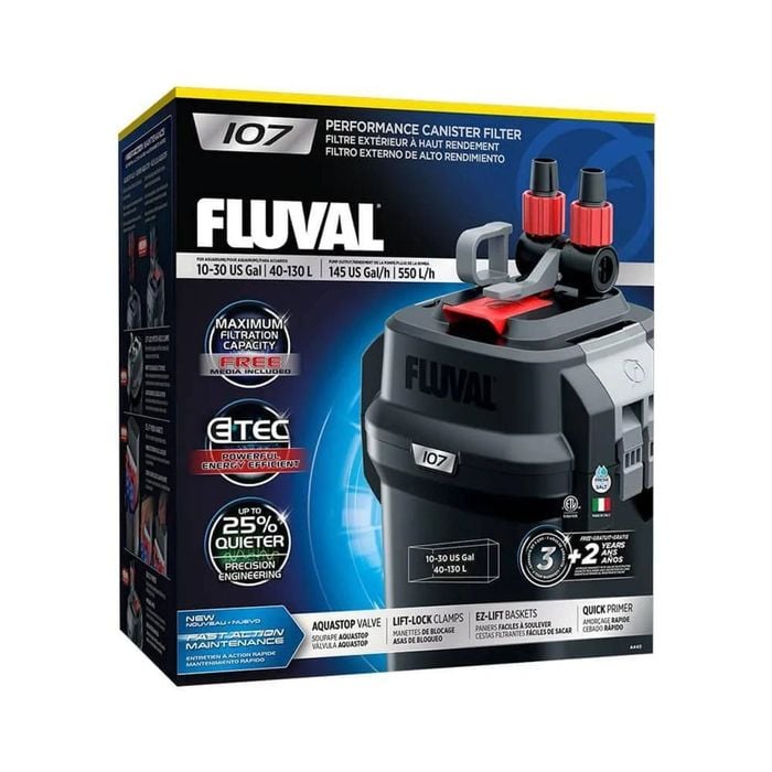 Fluval 107 Aquarium Canister Filter with Free Phosphate Pad