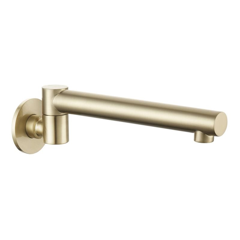 Brushed Brass Resonance Bath Swivel Spout