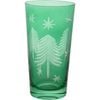 LDV 9x15cm Glass Tall Tumbler Emerald Home Christmas Decor - Green