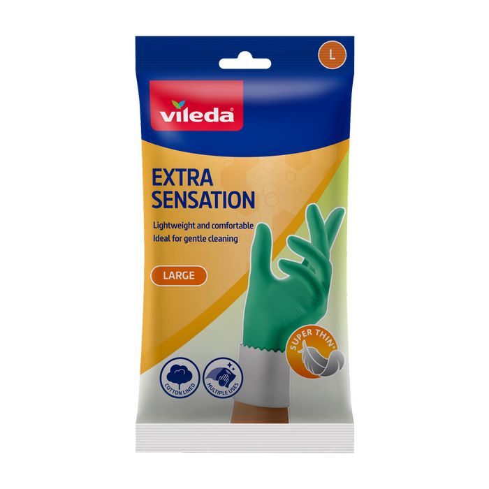 Vileda Extra Sensation Gloves - Large