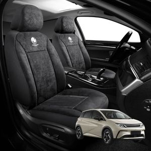 Australian Goose Edition Front Seat Covers for BYD Dolphin 2023 - Current (Dynamic,Premium) - Suede, Universal Fit - Black