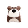 Huxford Grove Sheepskin Pet Bear Cushion Home Decorative Pillow 35x40cm Brown