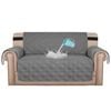 Smarcute 2 Seater Waterproof Sofa Cover Couch Cushion Furniture Protector Grey