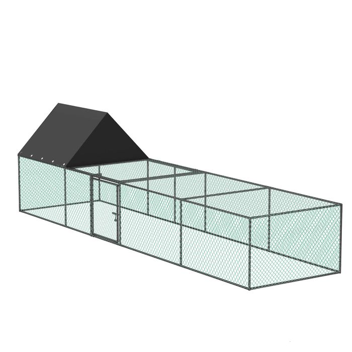 BingoPaw Chicken Coop Rabbit Hutch 320cm x 81cm x 90cm Large Run Outdoor Bunny Cage House