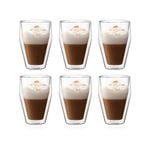 Bodum 0.35 L Transparent TITLIS 6 pcs glass, double wall, medium, 0.35 l, 12 oz, stackable 1 pcs