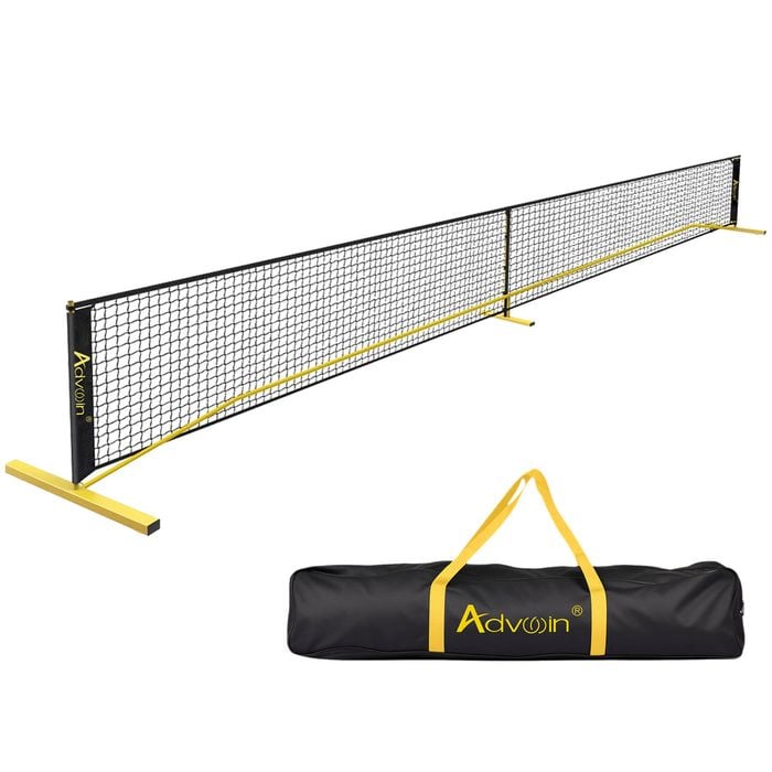 Advwin 6.7M Pickleball Net, 22FT Regulation Size Pickleball Net with Carry Bag, Pickle Ball Net for Outdoor Indoor Driveway