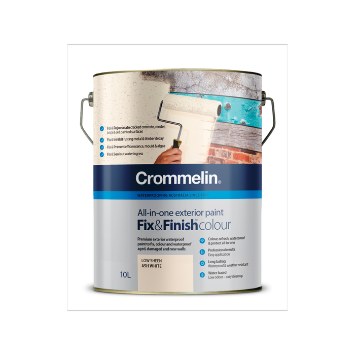 Crommelin 10L Ash White Fix And Finish Colour