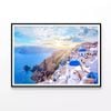 Sunrise In Oia Santorini Greece  Print 100% Australian Made 90x60cm  (poster)