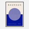 Galrie Bauhaus 1923 Exhibition Poster Iconic Geometric Art Print, Black Frame, 70 x 100cm (28 x 40inch)