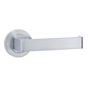 Lemaar Satin Chrome Tarifa Privacy Door Handle DDA