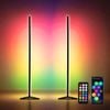 Advwin 2 x LED Smart Floor Lamp 139cm RGB Light App & Remote Control